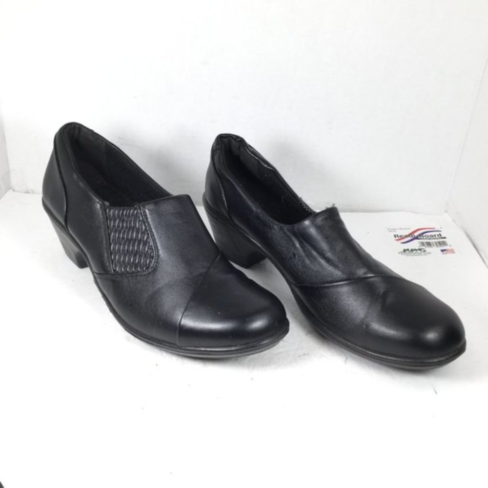 Air Flex Round Toe Clogs Loafers Black Size 11 Wide